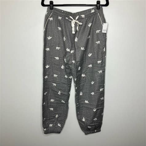 Gap Intimates And Sleepwear Nwt Gap Body Pajama Pants Polar Bears Gray Small Poshmark