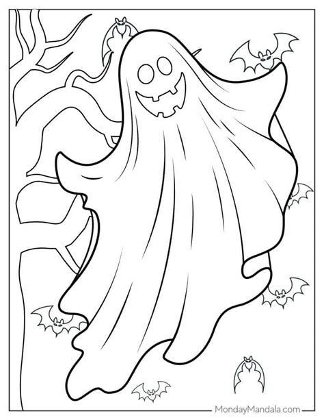 Scary Printable Coloring Pages