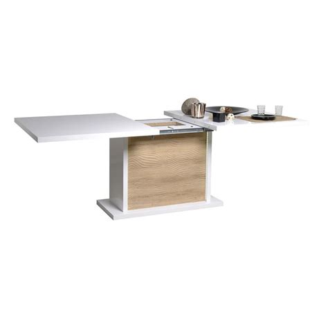 Dayton Oak Table Allongeable 180 225cm Effet Chêne Et Leds Altobuy Fr Meubles Salons Literie