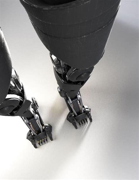 Robot Legs 3d Model 19 Max Unknown Fbx Obj Free3d