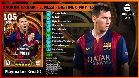 Best Players Racikan Terbaik L Messi Terkuat Di Efootball