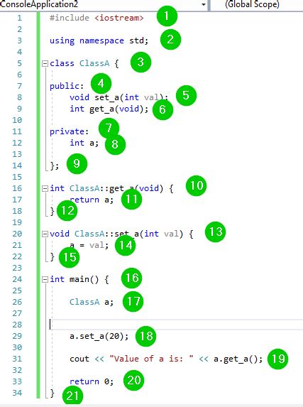 C Class And Object With Example