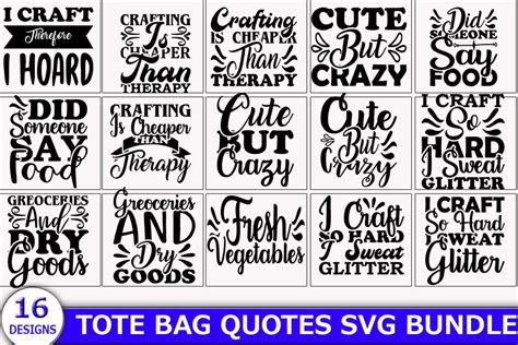 Tote Bag Quotes Designs Bundle Graphic by ST Studio · Creative Fabrica