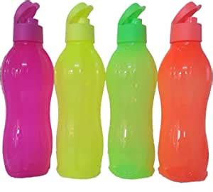 Amazontupperware Flip Top Bottles Set Of Bottles Oz Ml By