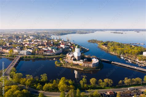 Vyborg city. View of the Vyborg Castle. Stock Photo | Adobe Stock