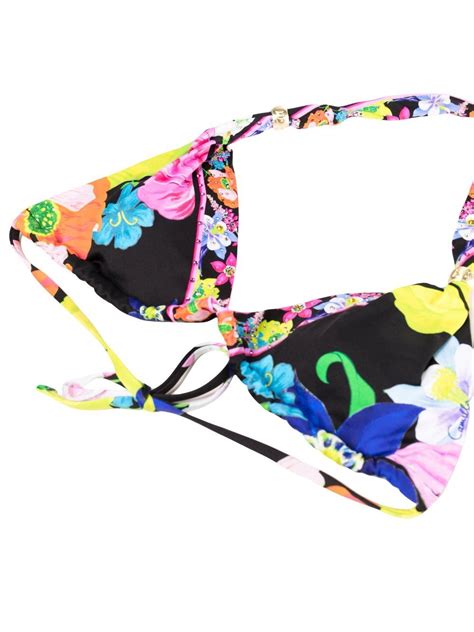 Camilla Floral Print Halterneck Bikini Farfetch