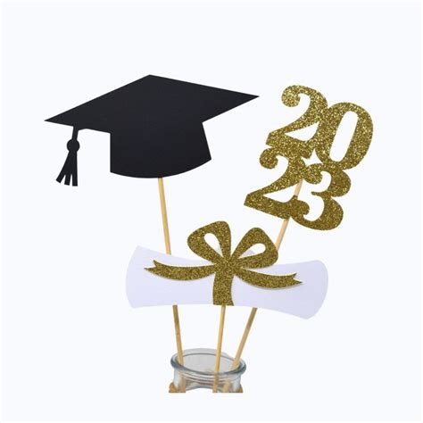 Graduation Decorations Graduation Centerpiece Sticks Class Of