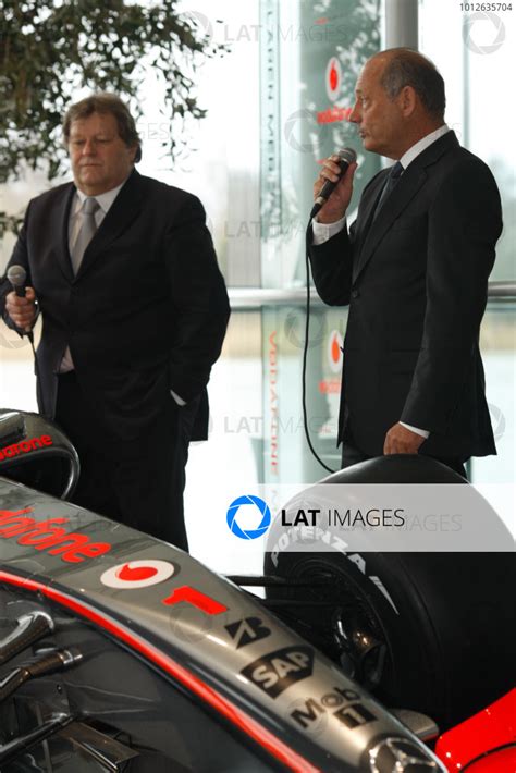 Mclaren Technology Centre Woking Th January Ron Dennis Team