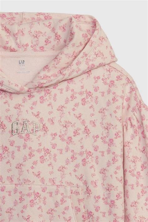 Gap X Loveshackfancy Floral Crop Hoodie By Loveshackfancy Floral