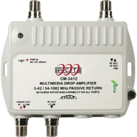 Channel Master Cm Port Ultra Mini Distribution Amplifier For