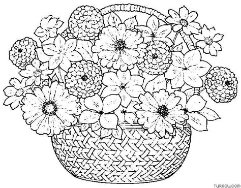 Tweety Flower Basket Coloring Page Turkau