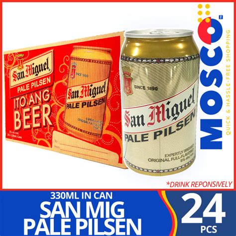 San Miguel Pale Pilsen Beer In Can 24x330ml Drink Reponsively Lazada Ph