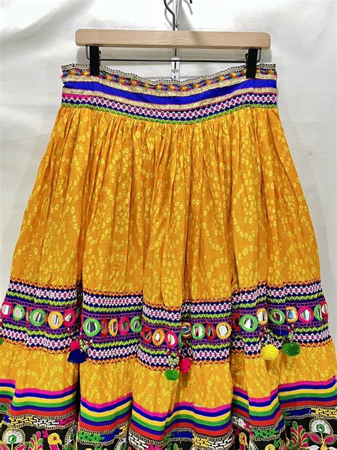 Banjara Boho Kuchi Gypsy Tribal Ethnic Mirror Embroid Gem