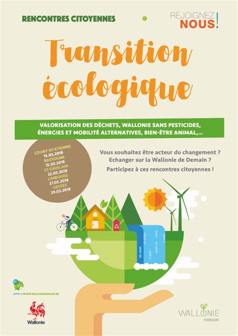 Rencontre citoyenne sur le thème de la transition écologique le 21 mars