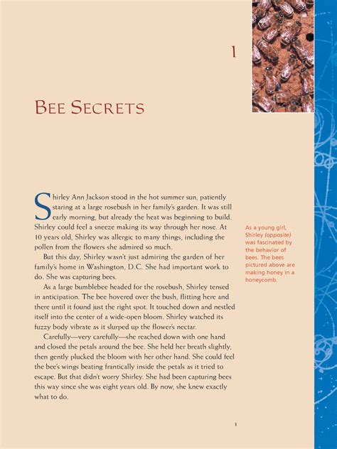 Sample Chapter 1 Bee Secrets Strong Force The Story Of Physicist