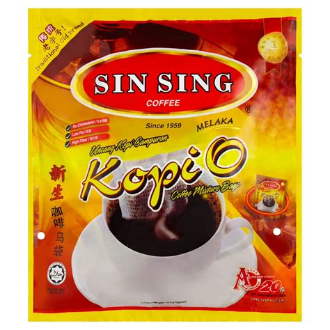 Sin Sing Coffee Mixture Bags Kopi O 10g X 20 Shopee Malaysia