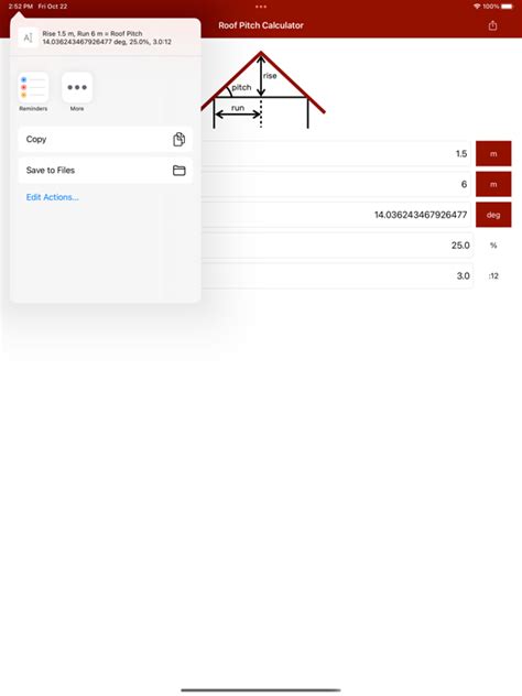 Télécharger Roof Pitch Calculator pour iPhone iPad sur l App Store