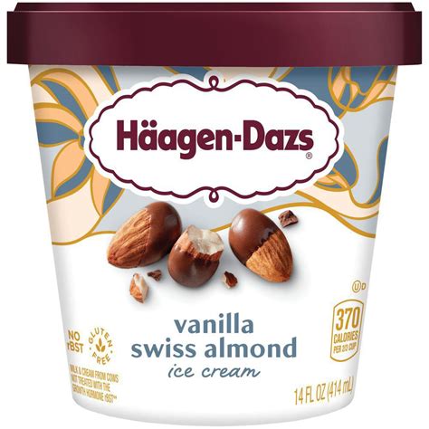 Haagen-Dazs Vanilla Swiss Almond Ice Cream - Shop Ice Cream at H-E-B