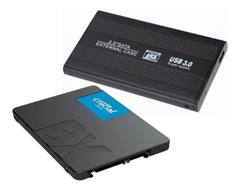 Disco S Lido Ssd Crucial Bx Gb Gabinete Usb U S