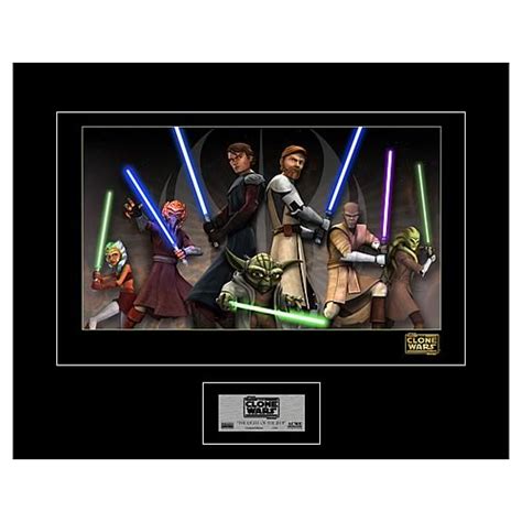 Star Wars The Clone Wars Light Of The Jedi Giclee Print