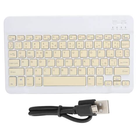 Fdit Clavier Sans Fil Mini Clavier Bluetooth Sans Fil Portable Espagnol