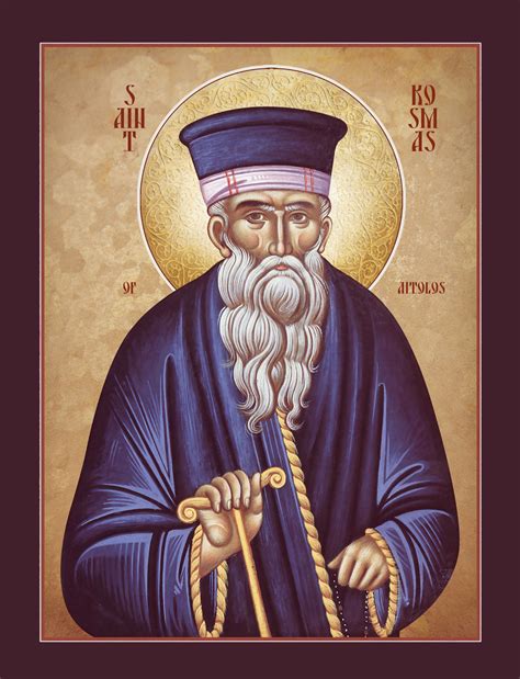 Icon Of St Kosmas Aitolos 1c026