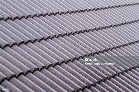 Brown Tile Roof Stock Photo - Download Image Now - Abstract ...