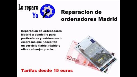 Reparacion De Ordenadores Madrid Youtube