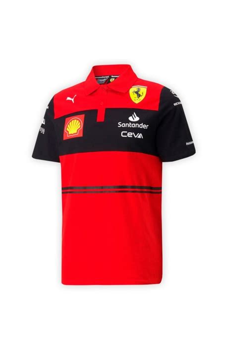 Scuderia Ferrari F1 Camiseta Para Hombre De Charles Leclerc 2022 Rojo