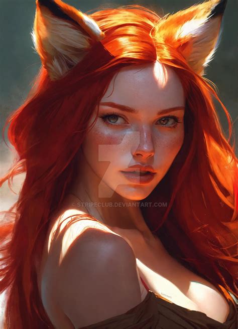 Sexy Furry Girl By Stripeclub On Deviantart