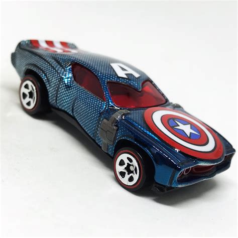 JULIAN S HOT WHEELS BLOG Captain America 2018 Marvel Comic Book Styling Character Car