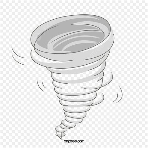 Cartoon Tornado Design Material, Sign Drawing, Tornado Drawing, Material Drawing PNG Transparent ...