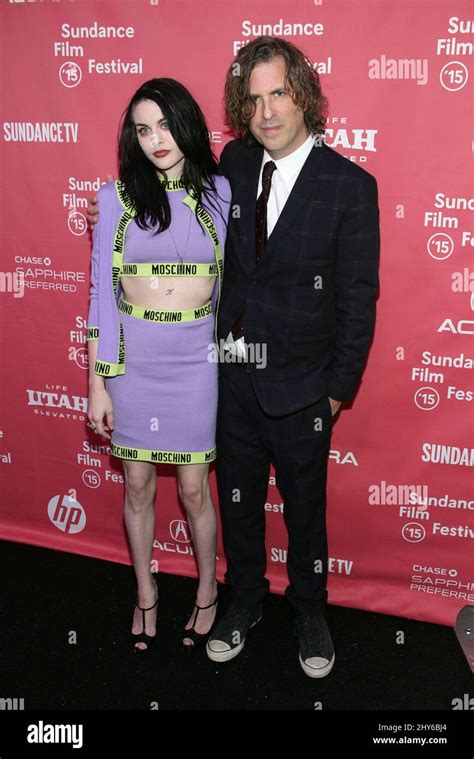 Frances Bean Cobain And Brett Morgen Attending The 2015 Sundance Film Festival Premiere Of Kurt