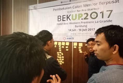 Bekraf Gelar Program Pembinaan Startup Bekup Di Kota