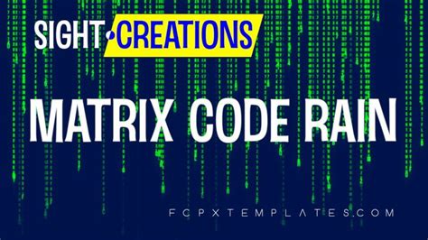 Matrix Code Rain — FCPXTemplates