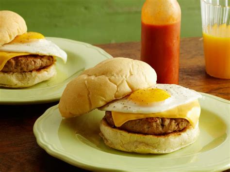 Homemade Breakfast Sandwiches With Homemade Maple Sausage Egg And