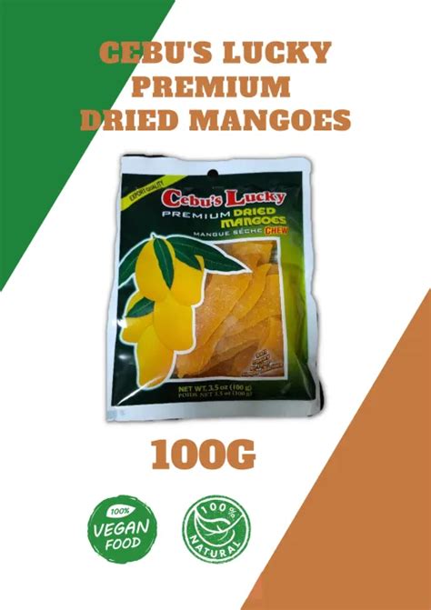 Cebu S Lucky Premium Dried Mangoes G Lazada Ph