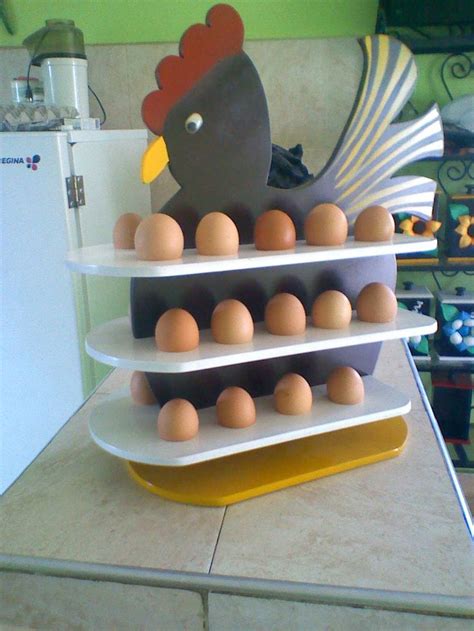 Gallina Para Los Huevos Hueveras Manualidades Porta Huevos