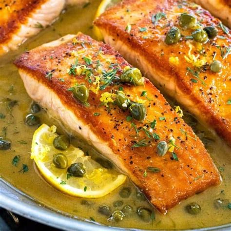 Salmon Piccata Jessica Gavin