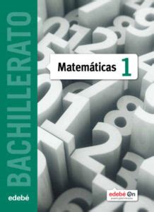 SOLUCIONES Matemáticas 1 Bachillerato Edebé 2020 2021 PDF