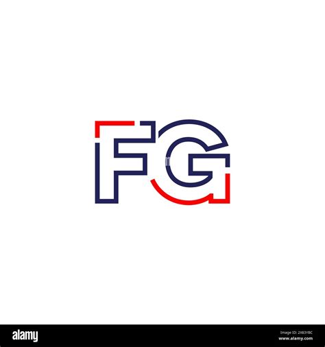 Fg Tech Logo Concept Design Stock Vector Image Art Alamy