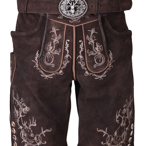 Trachten Kurz Lederhose Trachten Bavarian Pants Custom Lederhosen Real