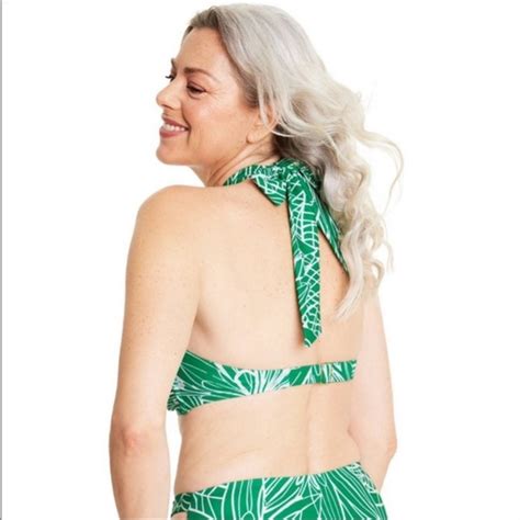 Tabitha Brown Swim Nwt Tabitha Brown X Target Brown Linear Floral