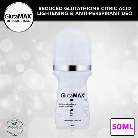 Glutamax Lightening Deo And Antiperspirant Shopee Philippines