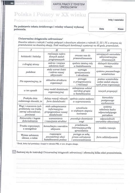 Na podstawie tekstu źródłowego i wiedzy własnej wykonaj polecenia 1 5