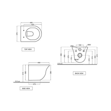 Jaquar Rimless Blind Installation Wall Hung WC ONS WHT 10953BIUFSM