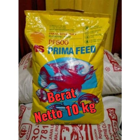 Jual Pelet Pakan Ikan PF 800 10 Kg Utk Benih Lele Nila Gurame Gabus