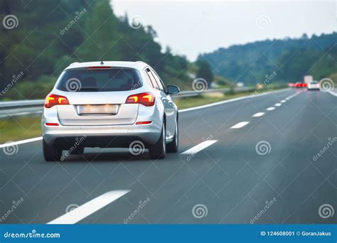 Car driving on the highway stock image. Image of journey - 124608001