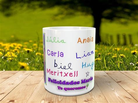 Taza Personalizada Con Foto Y Nombres Lause Arte