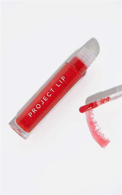 Project Lip Xl Plump And Collagen Lip Gloss Flame Prettylittlething